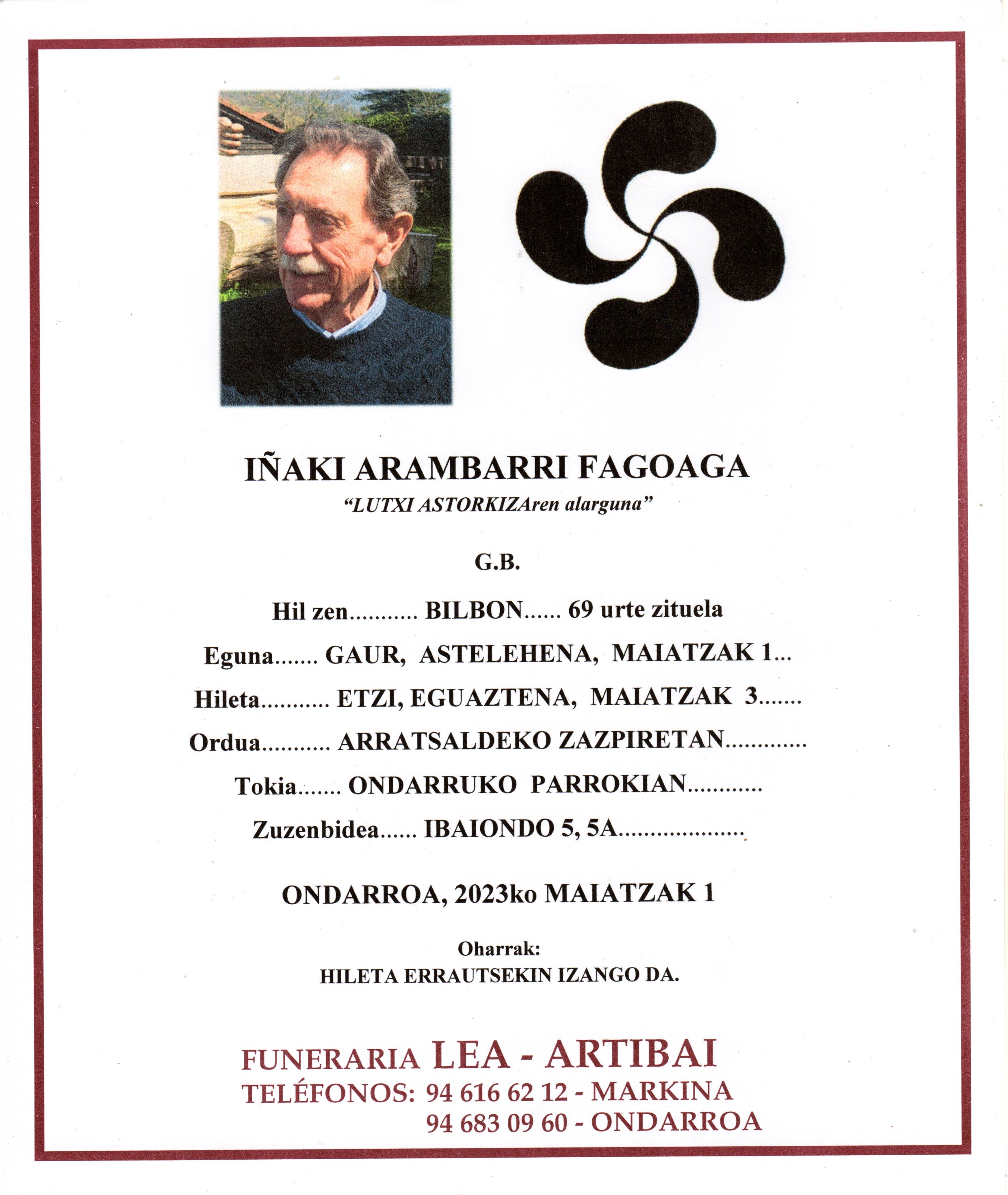 Iñaki Arambarri Fagoaga