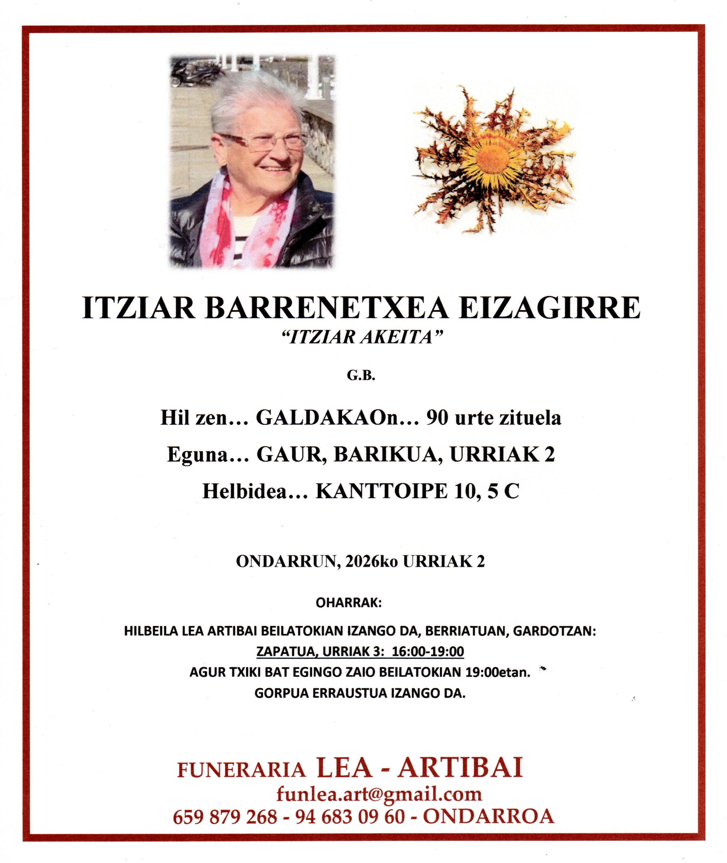 Itziar Barrenetxea Eizagirre