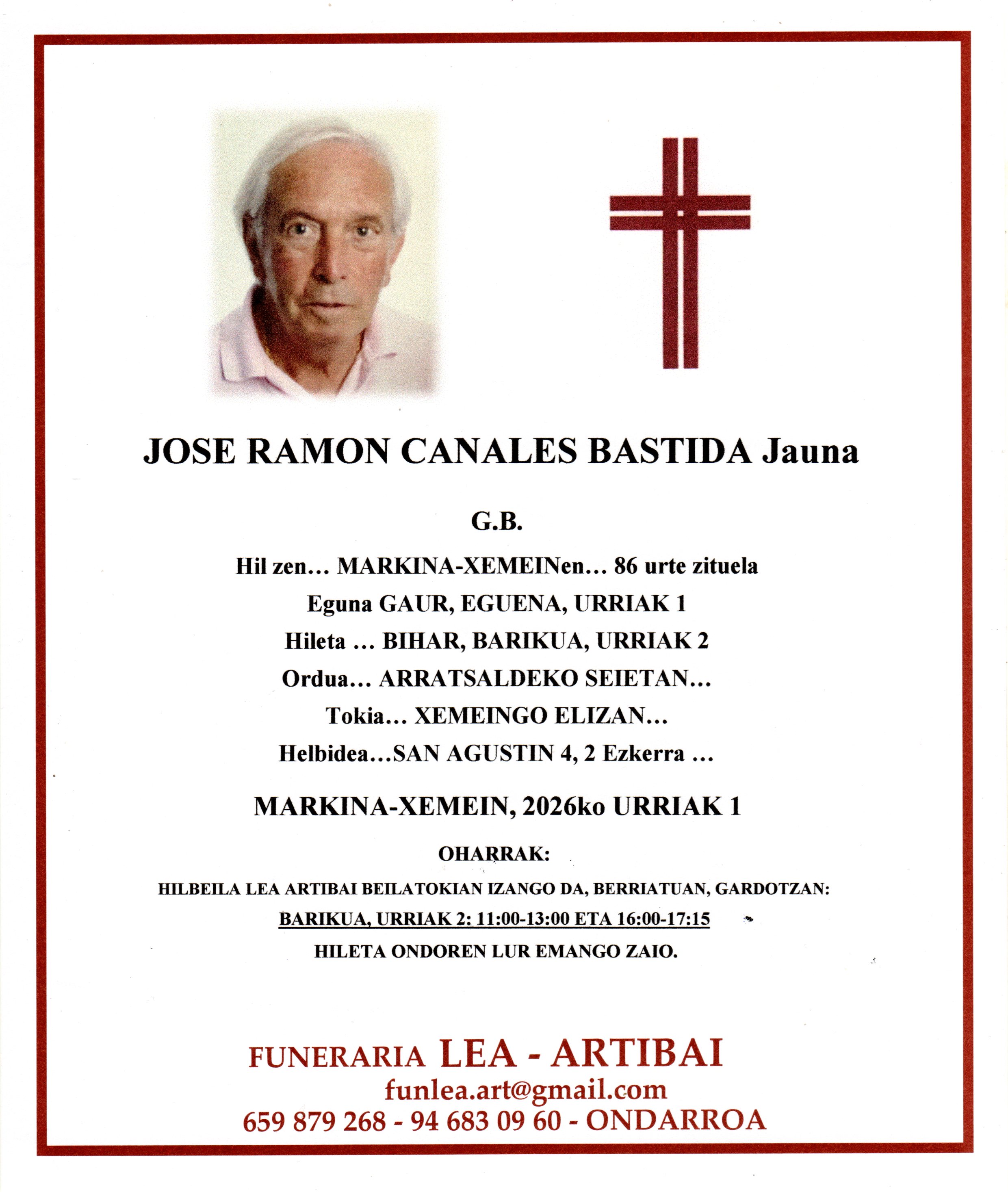 Jos&eacute; Ramon Canales Bastida