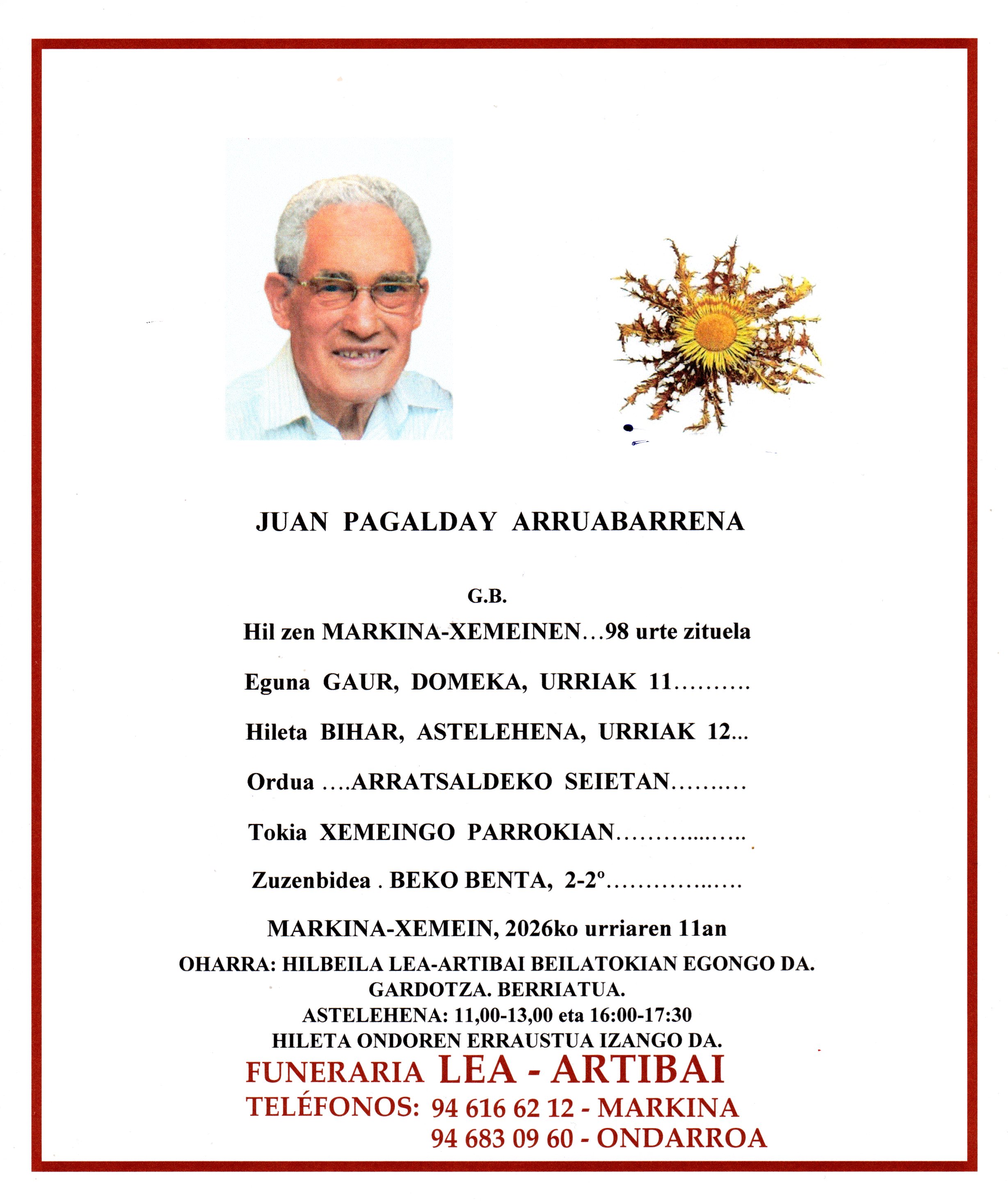 Juan Pagalday Arruabarrena