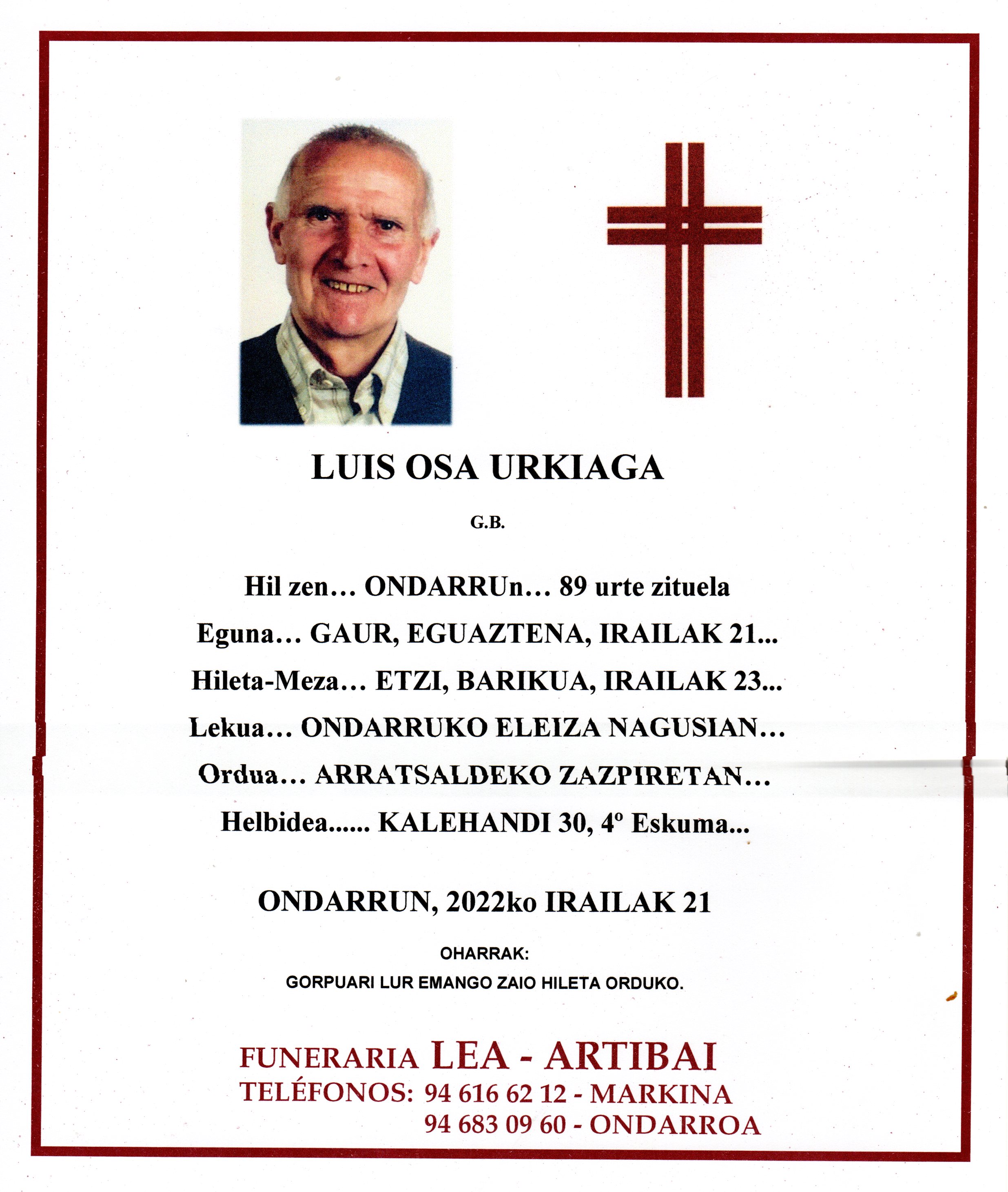 Luis Osa Urkiaga