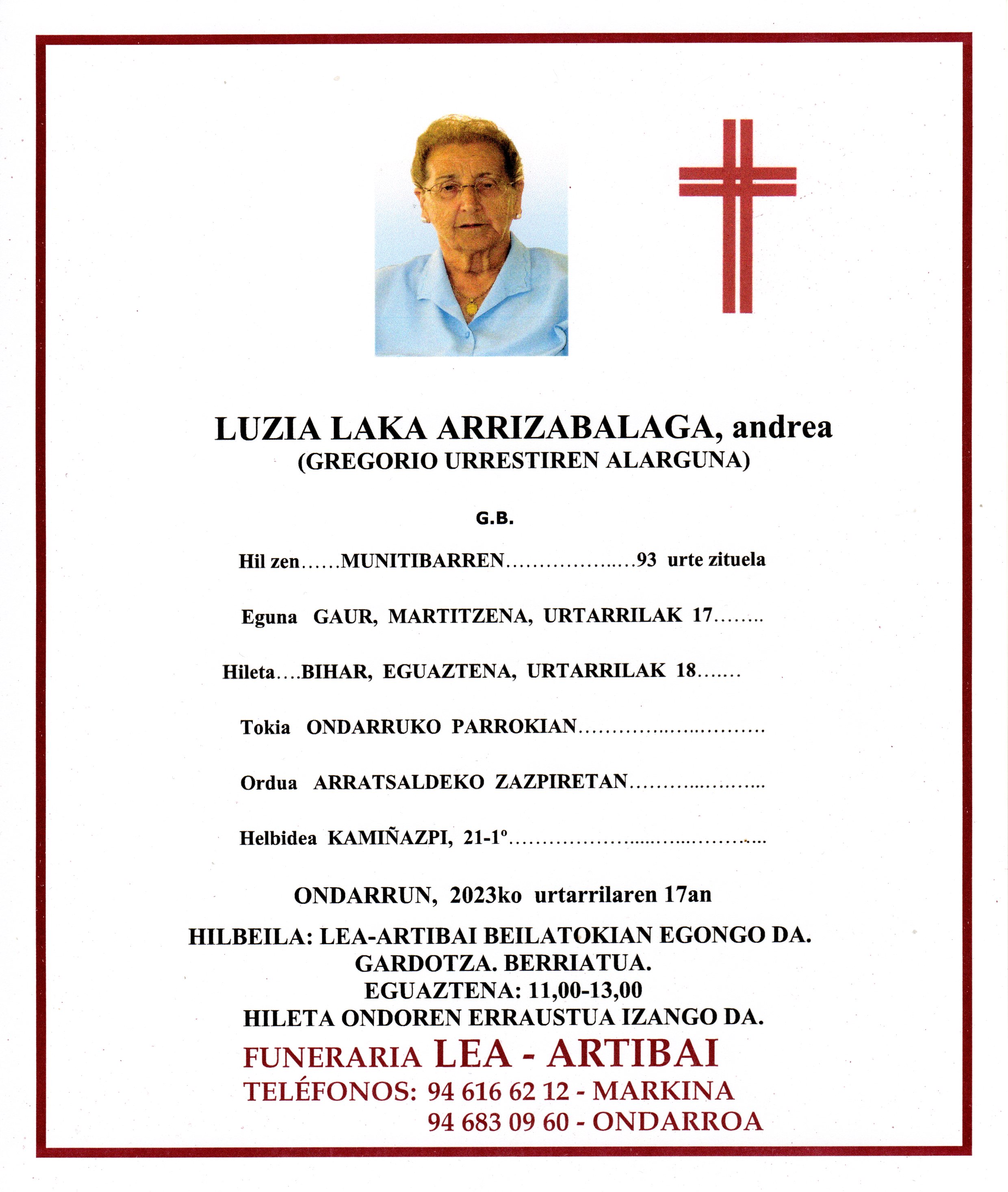 Luzia Laka Arrizabalaga