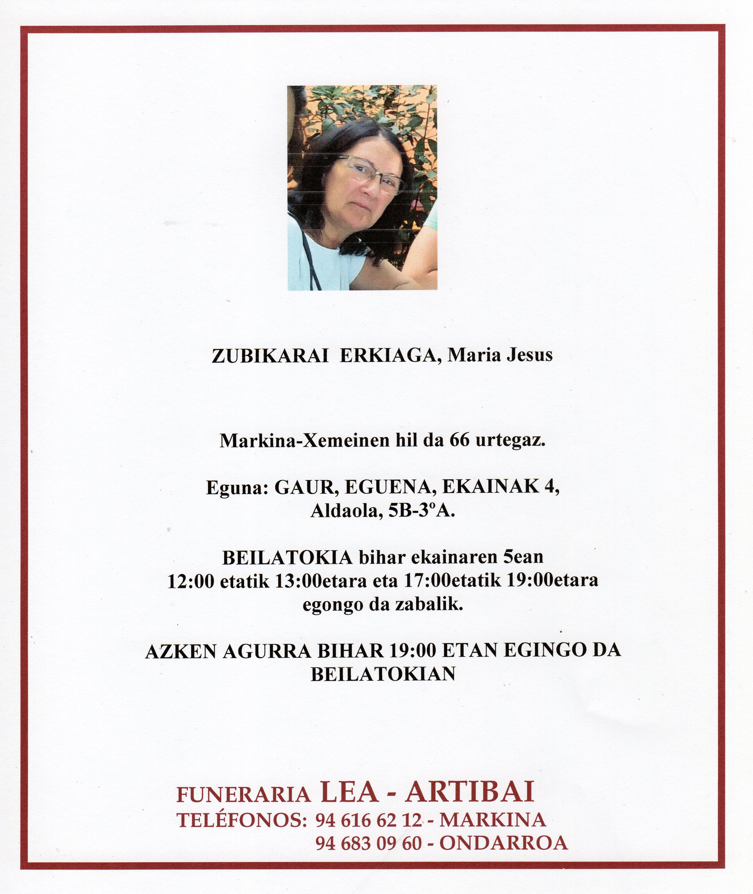 Maria Jesus Zubikarai Erkiaga20200604_10415243